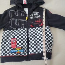 Load image into Gallery viewer, Disney Store Cars Zipup Hoodie 4t
