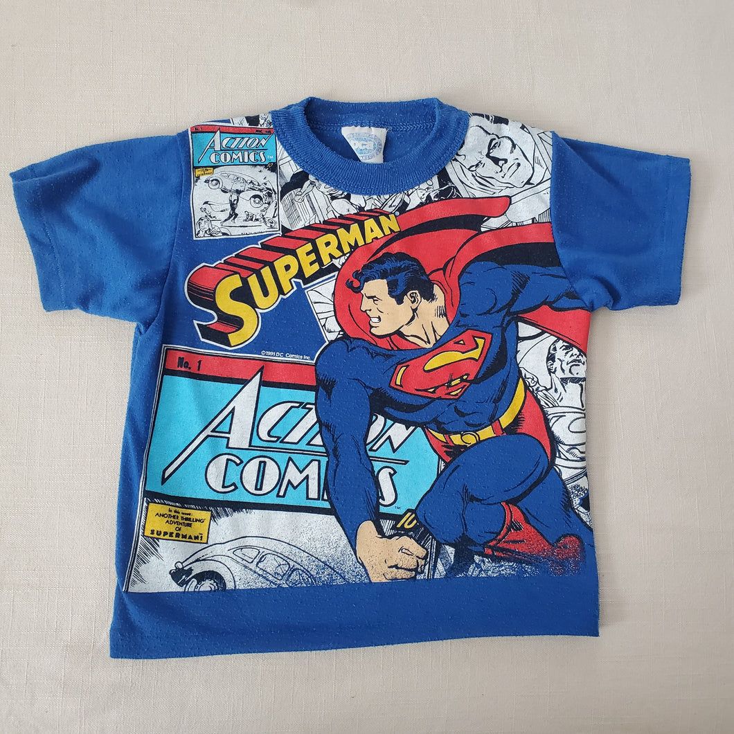 Vintage '91 Superman PJ Top 3t