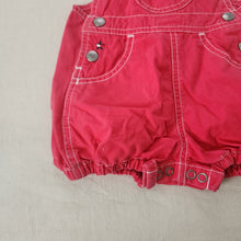 Load image into Gallery viewer, Vintage Tommy Hilfiger Red Bubble Shortalls 3-6 months

