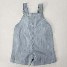 Load image into Gallery viewer, Vintage Healthtex "Captain" Striped Shortalls 2t/3t
