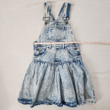 Load image into Gallery viewer, Vintage Acid Wash Denim Skirtall kids 10
