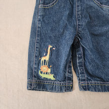 Load image into Gallery viewer, Y2k Gymboree Animal Embroidered Overalls 0-3 months
