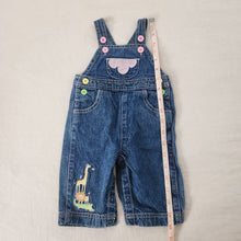 Load image into Gallery viewer, Y2k Gymboree Animal Embroidered Overalls 0-3 months
