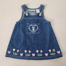 Load image into Gallery viewer, Vintage Y2k Flower Embroidered Skirtall 12-18 months
