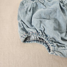 Load image into Gallery viewer, Vintage Denim Bloomers 6-12 months
