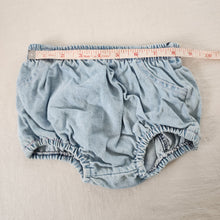 Load image into Gallery viewer, Vintage Denim Bloomers 6-12 months
