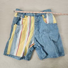 Load image into Gallery viewer, Vintage Striped Jean Shorts kids 10
