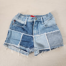 Load image into Gallery viewer, Y2k Patchwork Jean Cutoff Shorts kids 6
