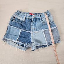 Load image into Gallery viewer, Y2k Patchwork Jean Cutoff Shorts kids 6
