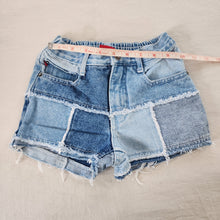 Load image into Gallery viewer, Y2k Patchwork Jean Cutoff Shorts kids 6
