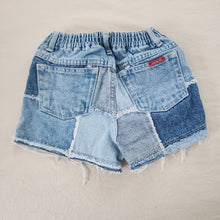 Load image into Gallery viewer, Y2k Patchwork Jean Cutoff Shorts kids 6
