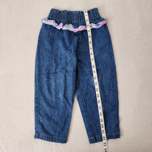 Load image into Gallery viewer, Vintage Ruffled Paperbag Jeans 4t
