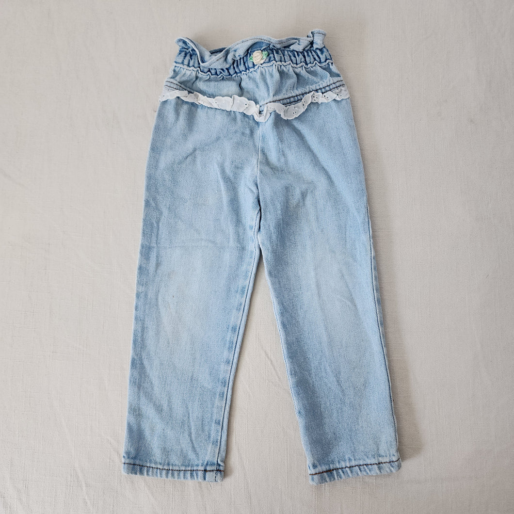 Vintage Girly Paperbag Jeans 3t