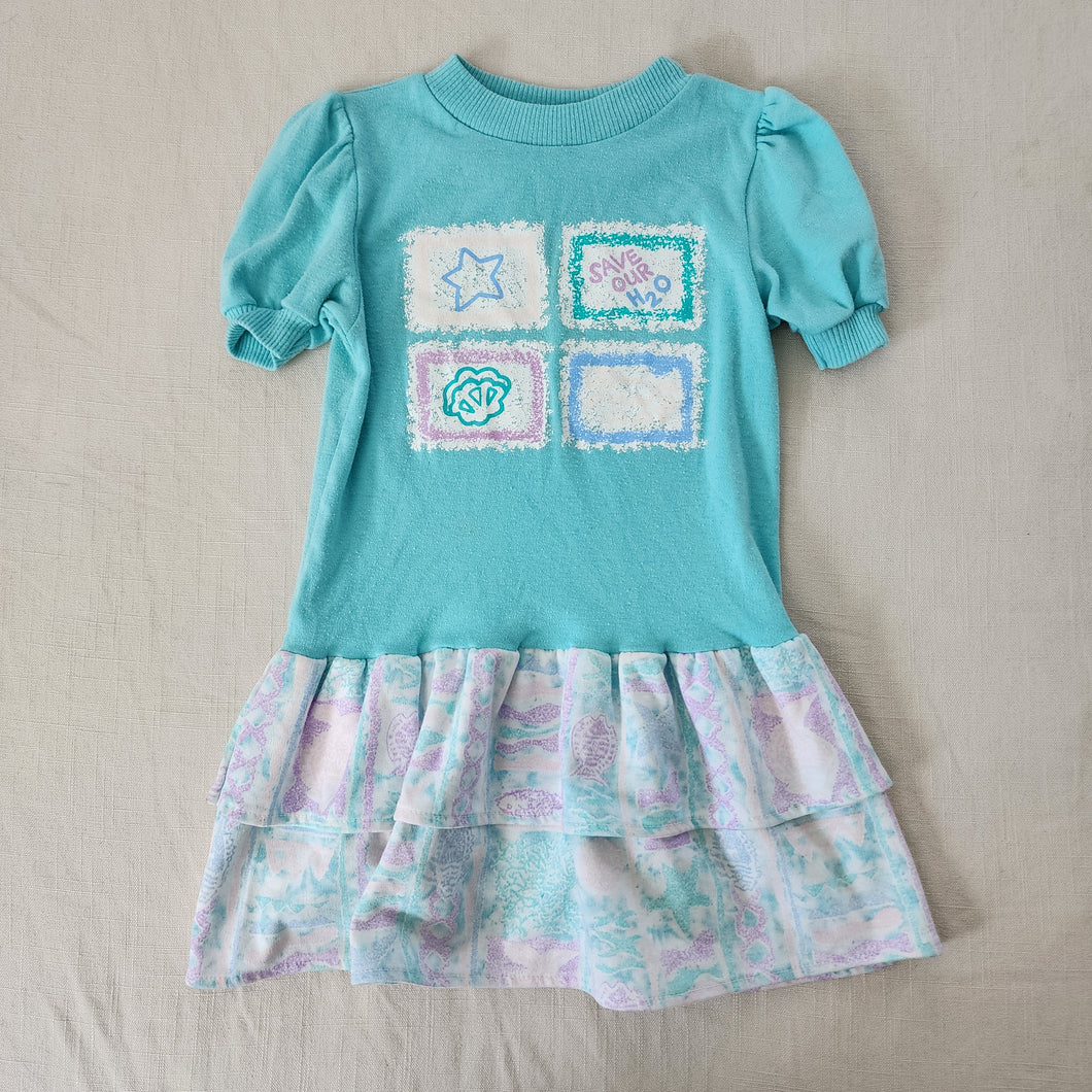 Vintage Healthtex Save Our Ocean Dress 5t