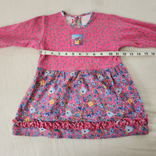 Load image into Gallery viewer, Vintage Birdhouse Floral Long Sleeve Dress 2t
