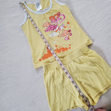 Load image into Gallery viewer, Y2k Yellow Matching Shorts/Tank Top Set kids 6
