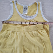 Load image into Gallery viewer, Y2k Yellow Matching Shorts/Tank Top Set kids 6
