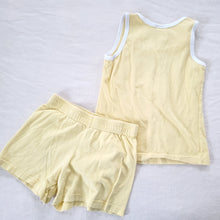 Load image into Gallery viewer, Y2k Yellow Matching Shorts/Tank Top Set kids 6
