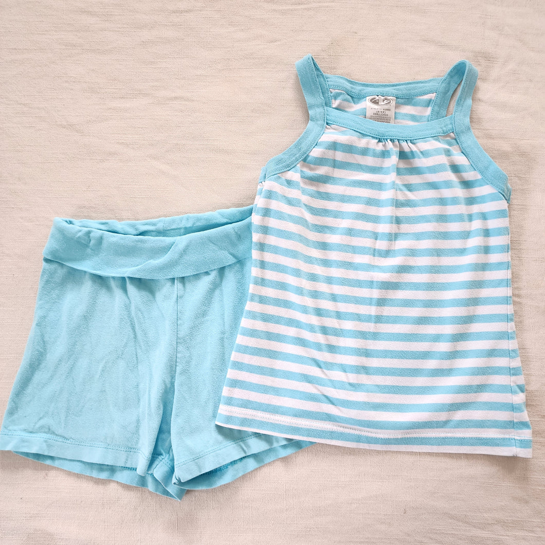 Y2k Striped Blue Matching Set kids 6