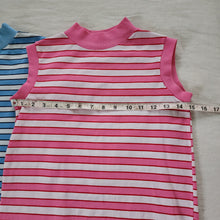 Load image into Gallery viewer, Vintage Striped Sleeveless Shirts Bundle kids 10/12
