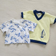 Load image into Gallery viewer, Vintage Sailboat Shirts Bundle 3-9 months
