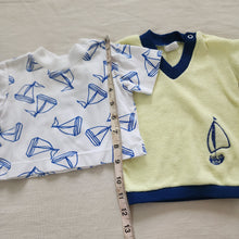 Load image into Gallery viewer, Vintage Sailboat Shirts Bundle 3-9 months
