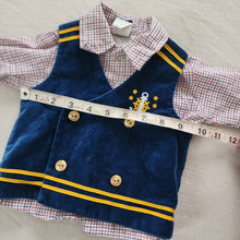 Load image into Gallery viewer, Vintage Sailor Vest + Shirt Bundle 6-9 months
