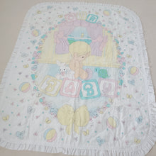 Load image into Gallery viewer, Vintage Precious Moments Toddler Quilted Blanket
