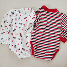Load image into Gallery viewer, Vintage Mickey &amp; Minnie Romper Bundle 9-12 months
