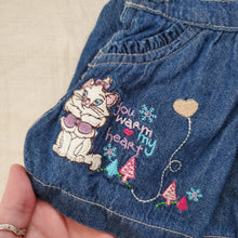 Load image into Gallery viewer, Y2k Aristocats Marie Denim Dress 0-3 months
