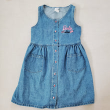 Load image into Gallery viewer, Vintage Barbie Denim Skirt kids 9/10
