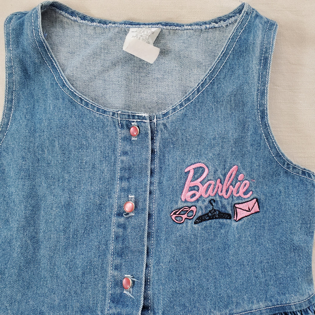 Vintage Barbie Denim Skirt kids 9/10