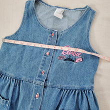 Load image into Gallery viewer, Vintage Barbie Denim Skirt kids 9/10
