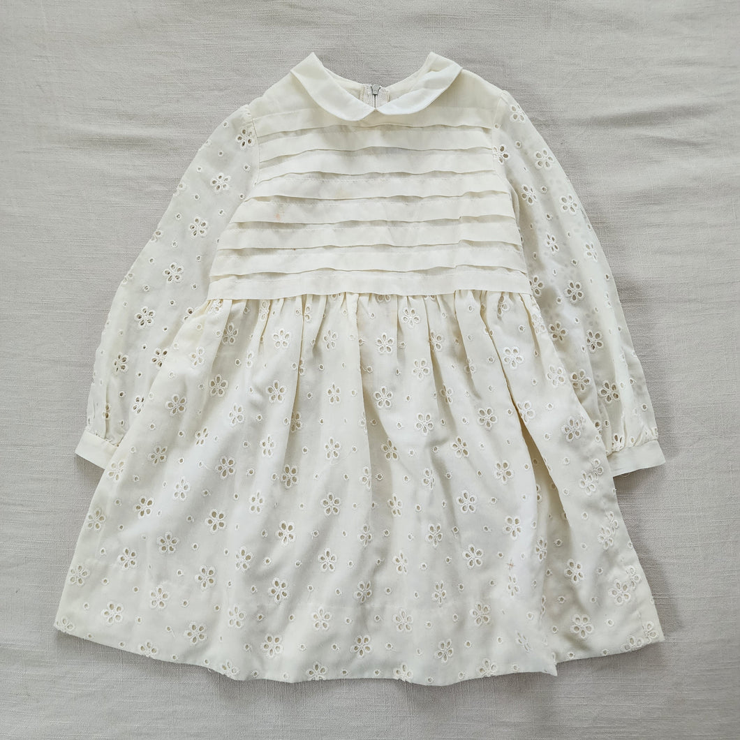 Vintage Neiman Marcus Cream Eyelet Floral Dress 5t – Nostalgic Baby Vintage