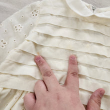 Load image into Gallery viewer, Vintage Neiman Marcus Cream Eyelet Floral Dress 5t
