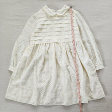 Load image into Gallery viewer, Vintage Neiman Marcus Cream Eyelet Floral Dress 5t
