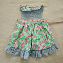 Load image into Gallery viewer, Vintage Floral + Gingham Sleeveless Dress 3t

