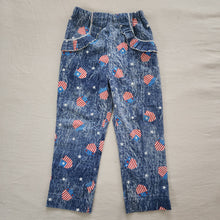 Load image into Gallery viewer, Vintage Patriotic Ruffle Pocket Pants kids 6
