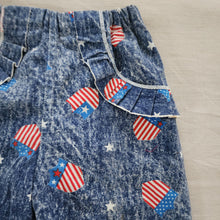 Load image into Gallery viewer, Vintage Patriotic Ruffle Pocket Pants kids 6
