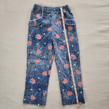 Load image into Gallery viewer, Vintage Patriotic Ruffle Pocket Pants kids 6
