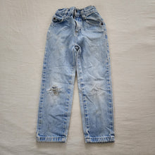 Load image into Gallery viewer, Vintage Lee Distressed Jeans 5t SLIM
