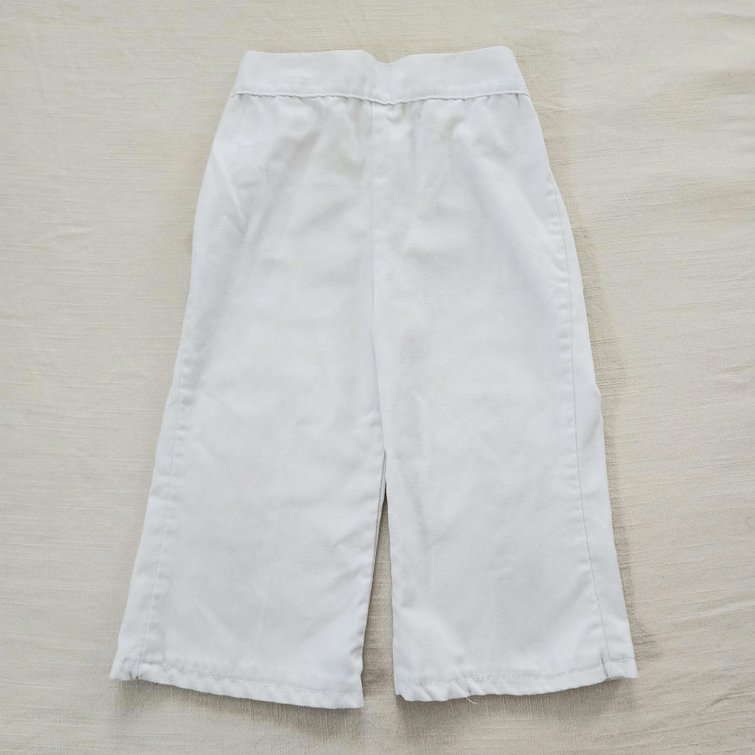 Vintage Healthtex White Wide Leg Pants 2t