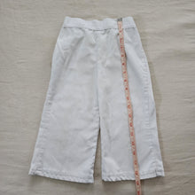 Load image into Gallery viewer, Vintage Healthtex White Wide Leg Pants 2t
