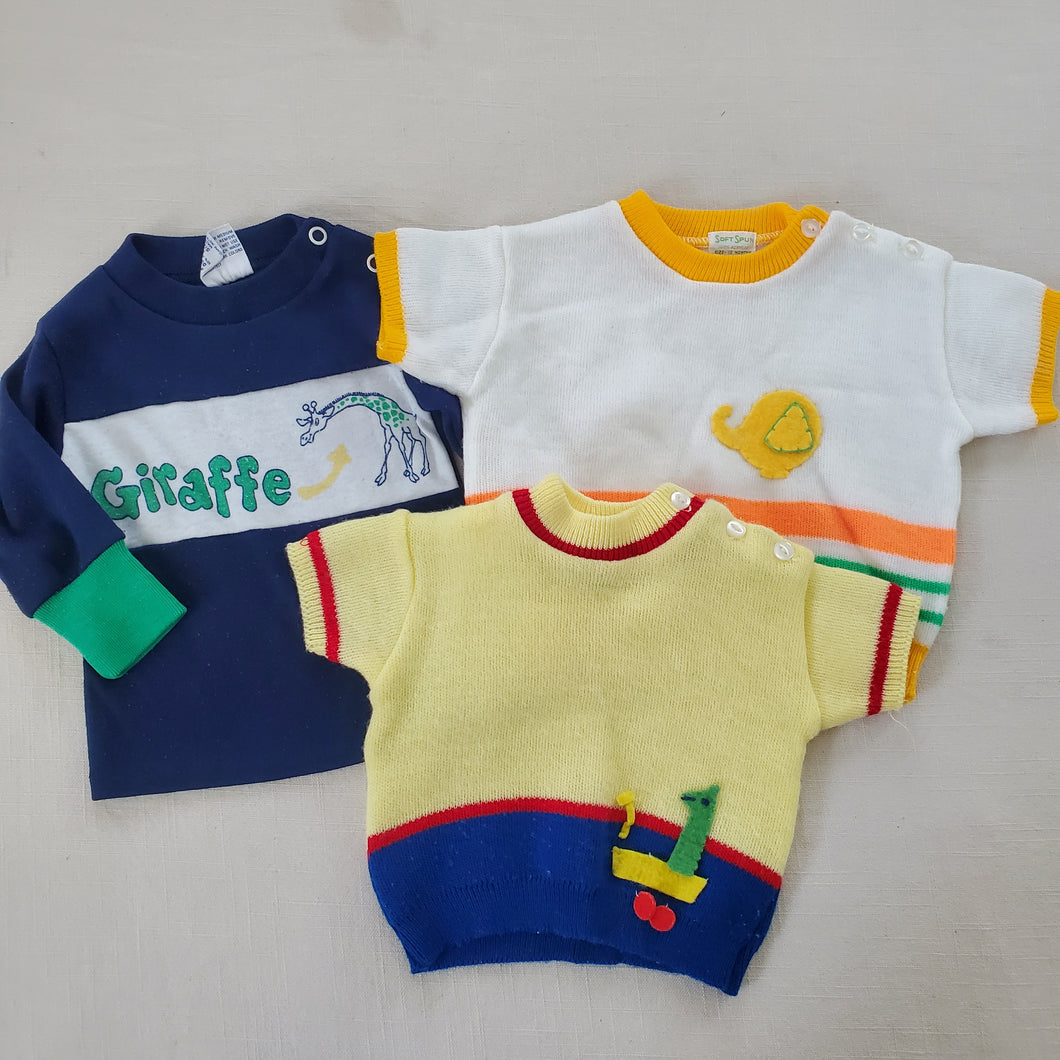Vintage Bundle Safari Shirts 3-6 months