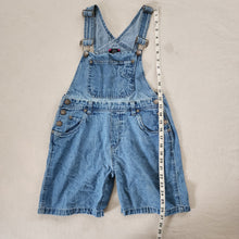 Load image into Gallery viewer, Vintage 90s Denim Shortalls kids 8/10
