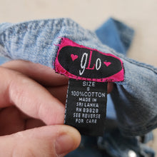 Load image into Gallery viewer, Vintage 90s Denim Shortalls kids 8/10
