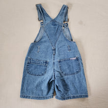 Load image into Gallery viewer, Vintage 90s Denim Shortalls kids 8/10
