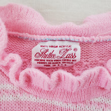 Load image into Gallery viewer, Vintage Pink Striped Knit Sweater 3t/4t
