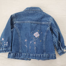 Load image into Gallery viewer, Vintage Y2k Butterfly Floral Jean Jacket 18 months
