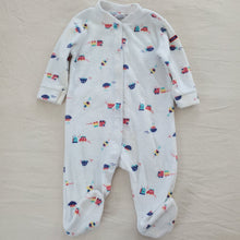 Load image into Gallery viewer, Vintage Transportation Footed PJs 6-9 months
